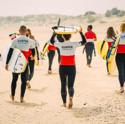 Surf lessons and board rental